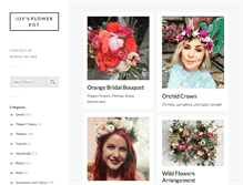 Tablet Screenshot of joysflowerpot.com